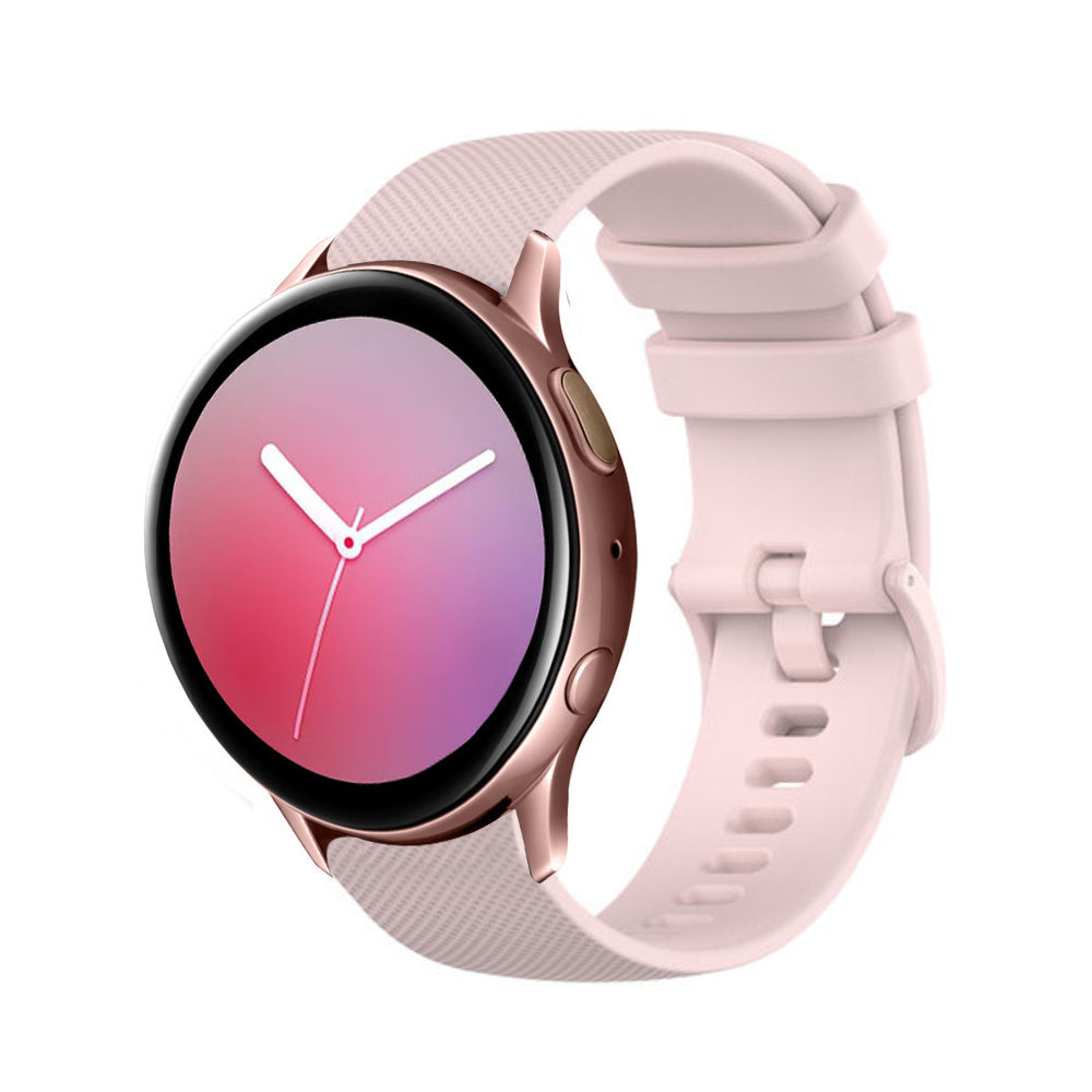 Prémiový růžový silikonový řemínek pro Samsung Galaxy Watch Active