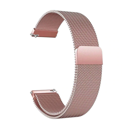 Pink Milanese Strap For Samsung Galaxy Watch Active