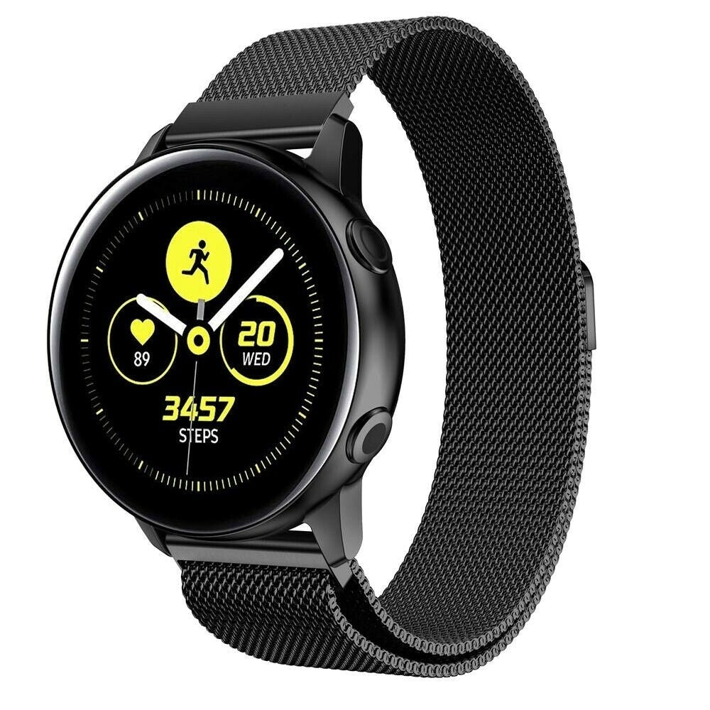 Czarny pasek mediolański do Samsung Galaxy Watch Active