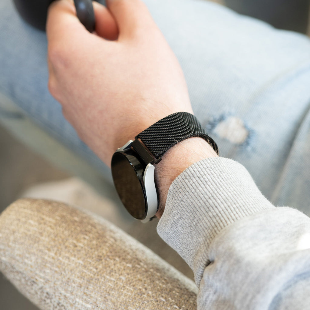 Czarny pasek mediolański do Samsung Galaxy Watch Active
