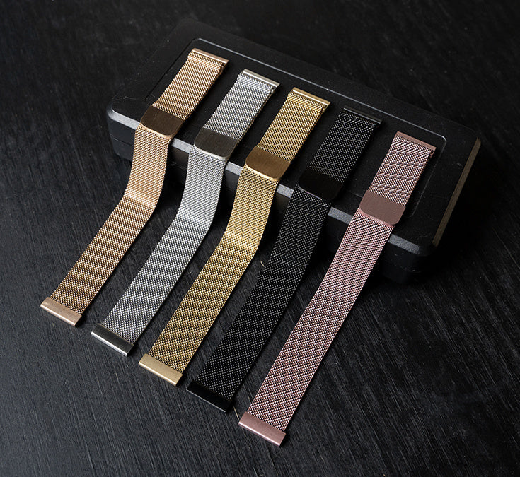 20mm Milanese Rose Gold Watch Strap With Quick Release