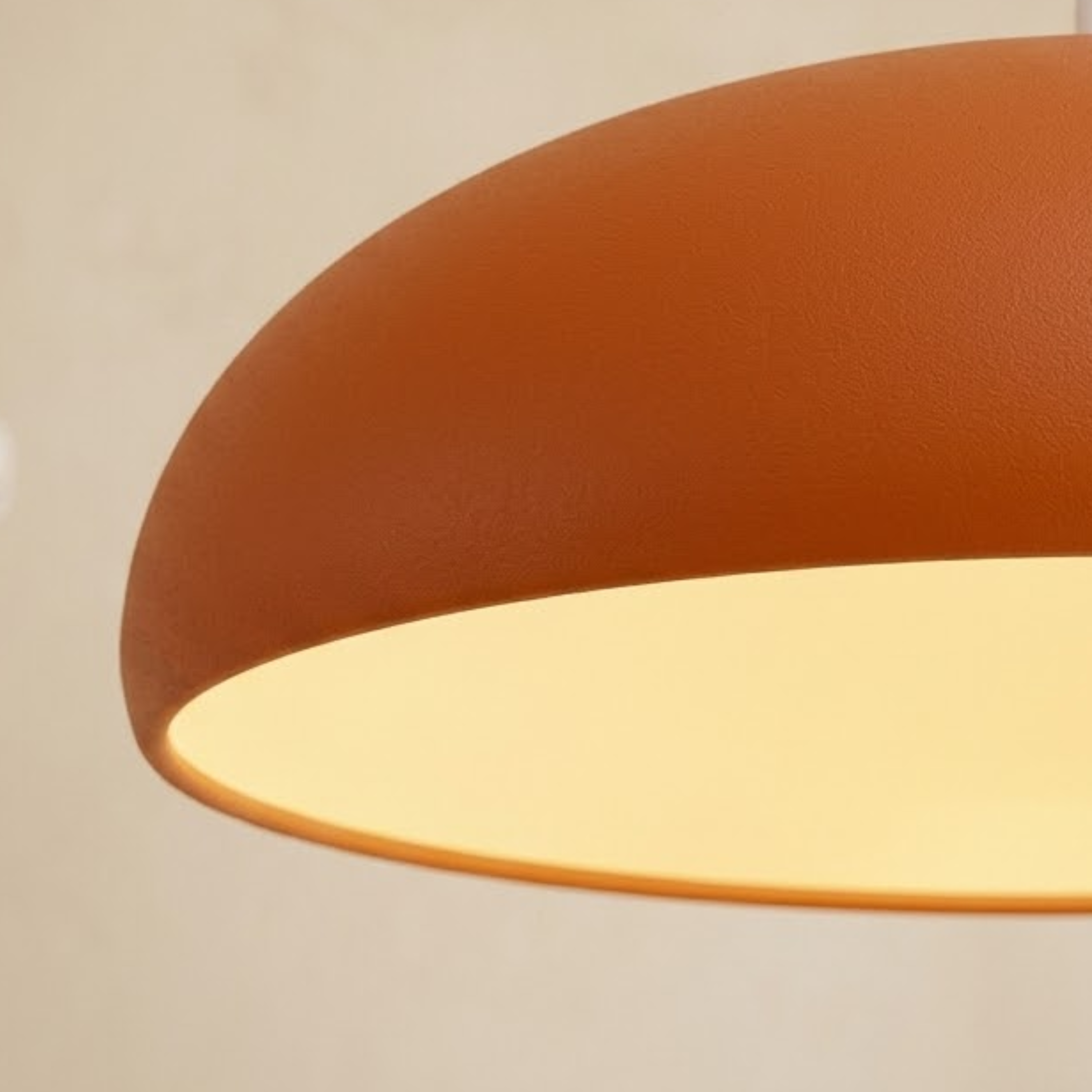 Scandi Minimalist Aluminium Dome Pendant Light | Ormexis