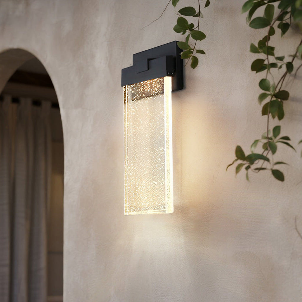 Cascade Crystal Outdoor Wall Sconce | Ormexis