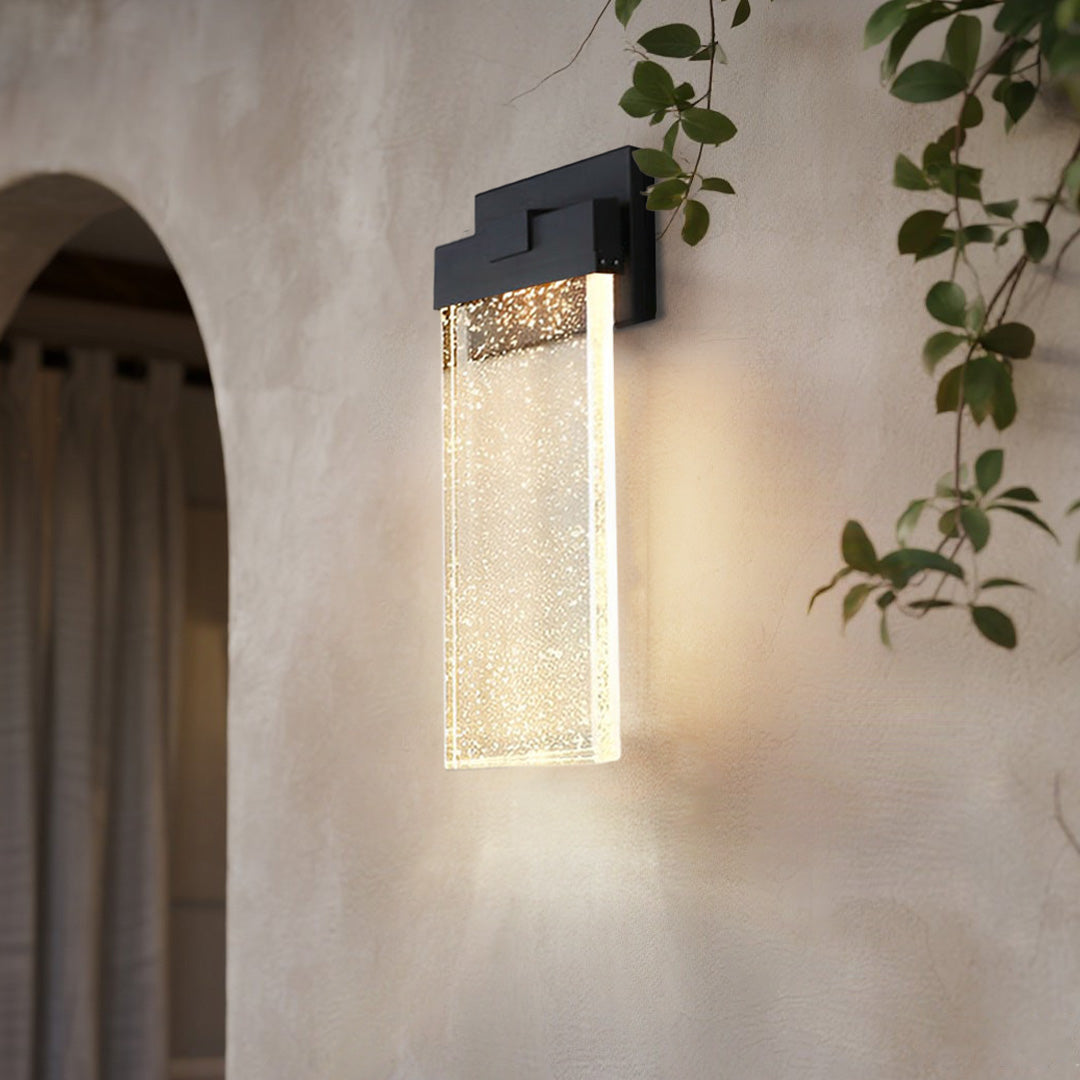 Cascade Crystal Outdoor Wall Sconce | Ormexis