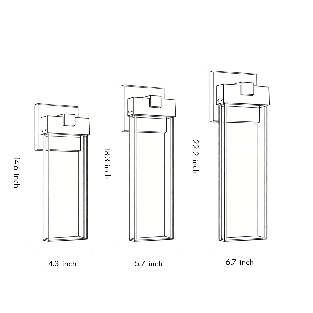 Cascade Crystal Outdoor Wall Sconce | Ormexis