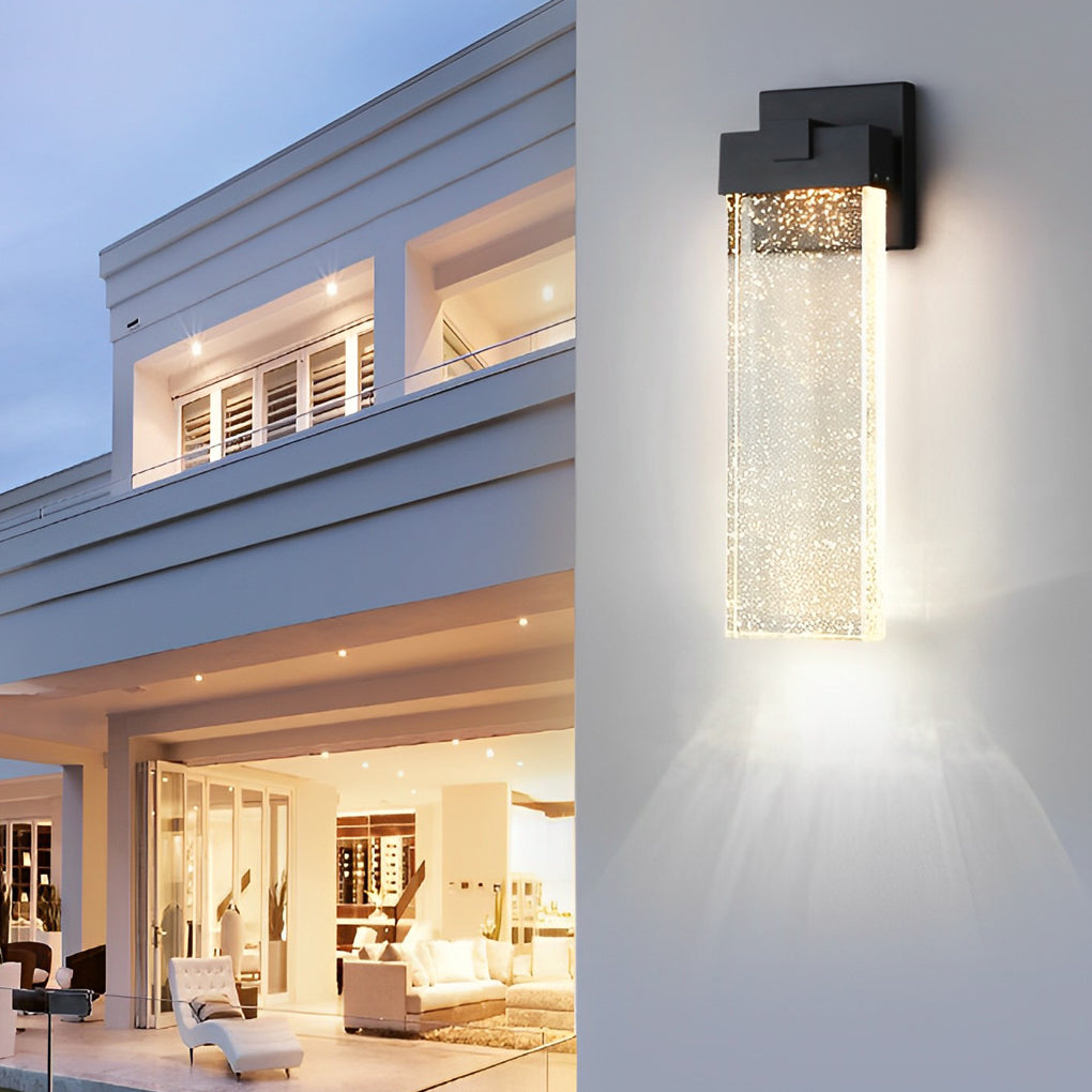 Cascade Crystal Outdoor Wall Sconce | Ormexis