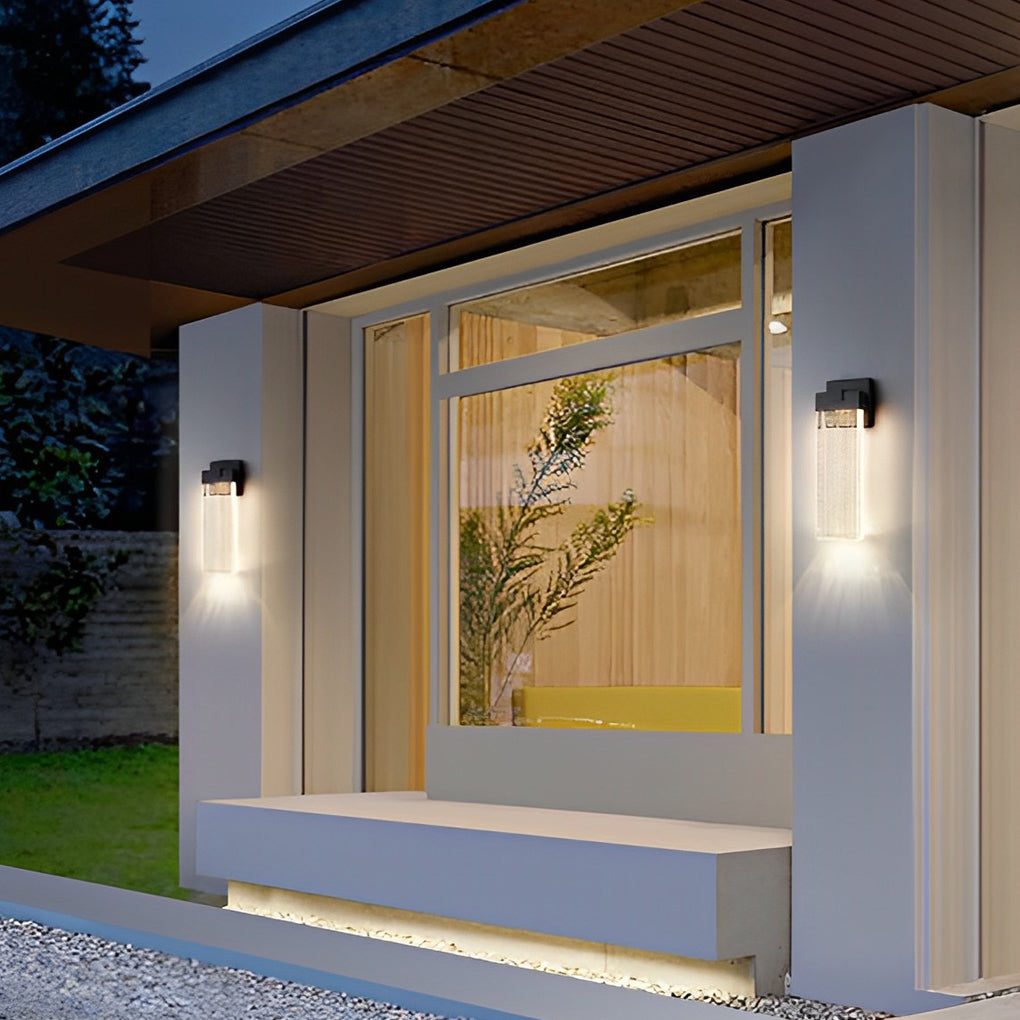 Cascade Crystal Outdoor Wall Sconce | Ormexis