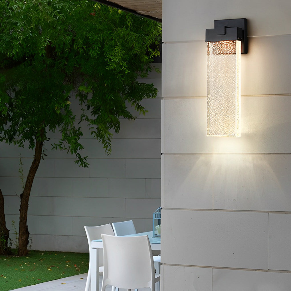 Cascade Crystal Outdoor Wall Sconce | Ormexis