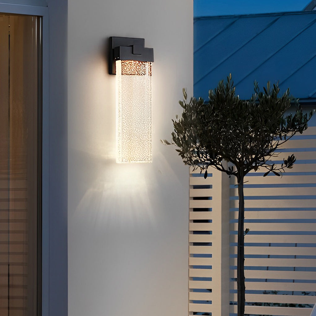 Cascade Crystal Outdoor Wall Sconce | Ormexis