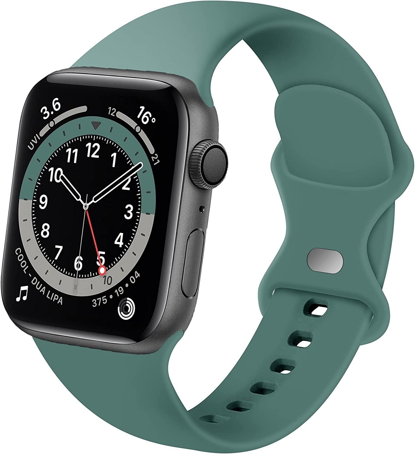 Apple Watch Silicone Strap With Cactus Pattern Design