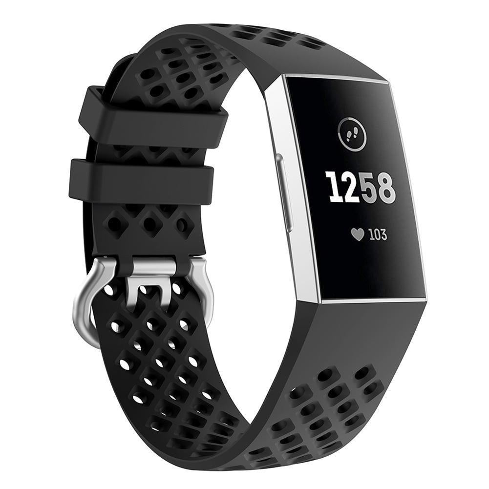 Accessorio Fitbit Charge 4 Nero con Cinturino Traspirante