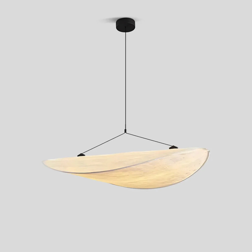 Zen umělecká závěsná lampa Cloud Silk do obývacího pokoje, lampa ve tvaru bramborové lupínky