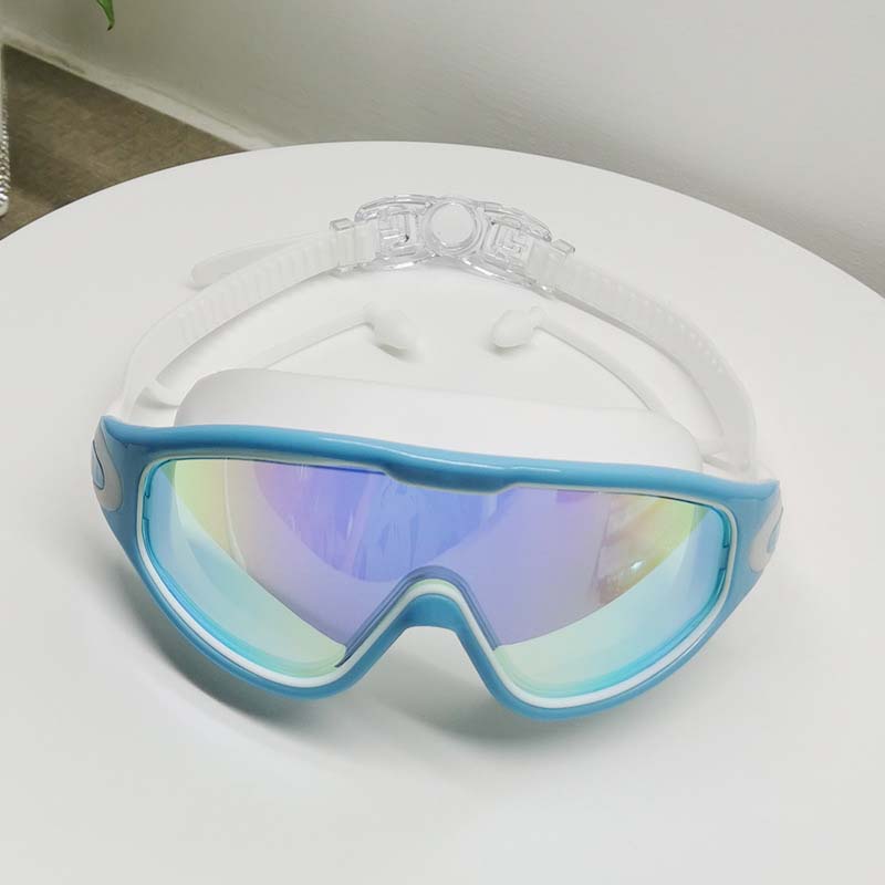 AquaVista Unisex Zwembril met Breed Zicht en Anti-Fog voor Gebruik in het Zwembad