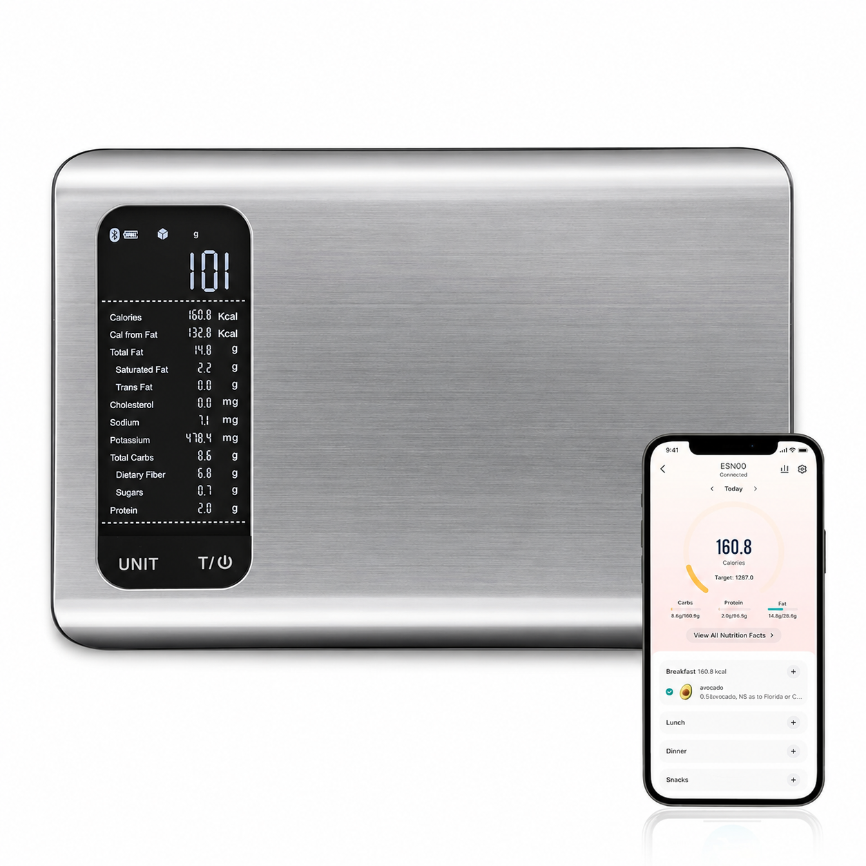 Balance de calcul nutritionnel Precision Pro pour une cuisine saine et la gestion du poids