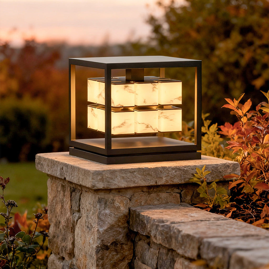 Zenframe Marble Glow Pillar Light | Ormexis