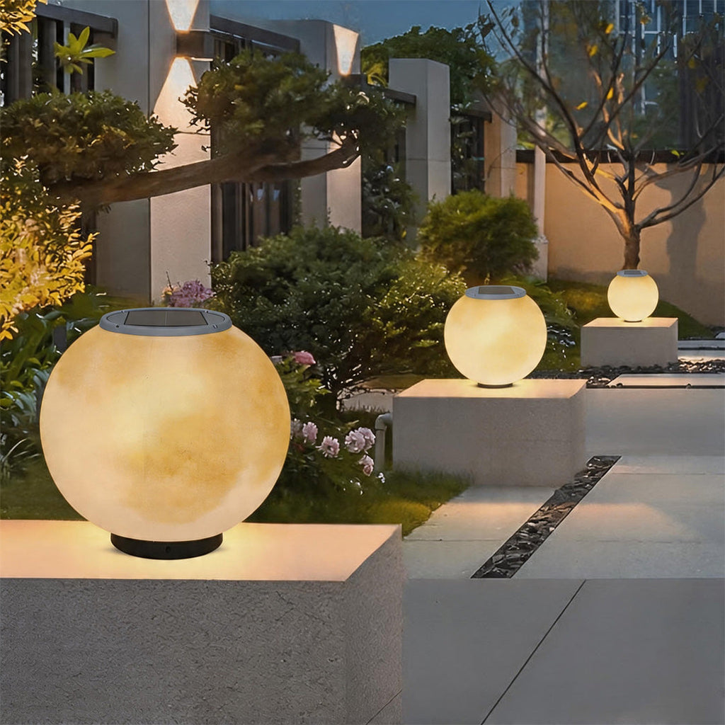 Lampe de poteau globe lunaire Artemis | Ormexis