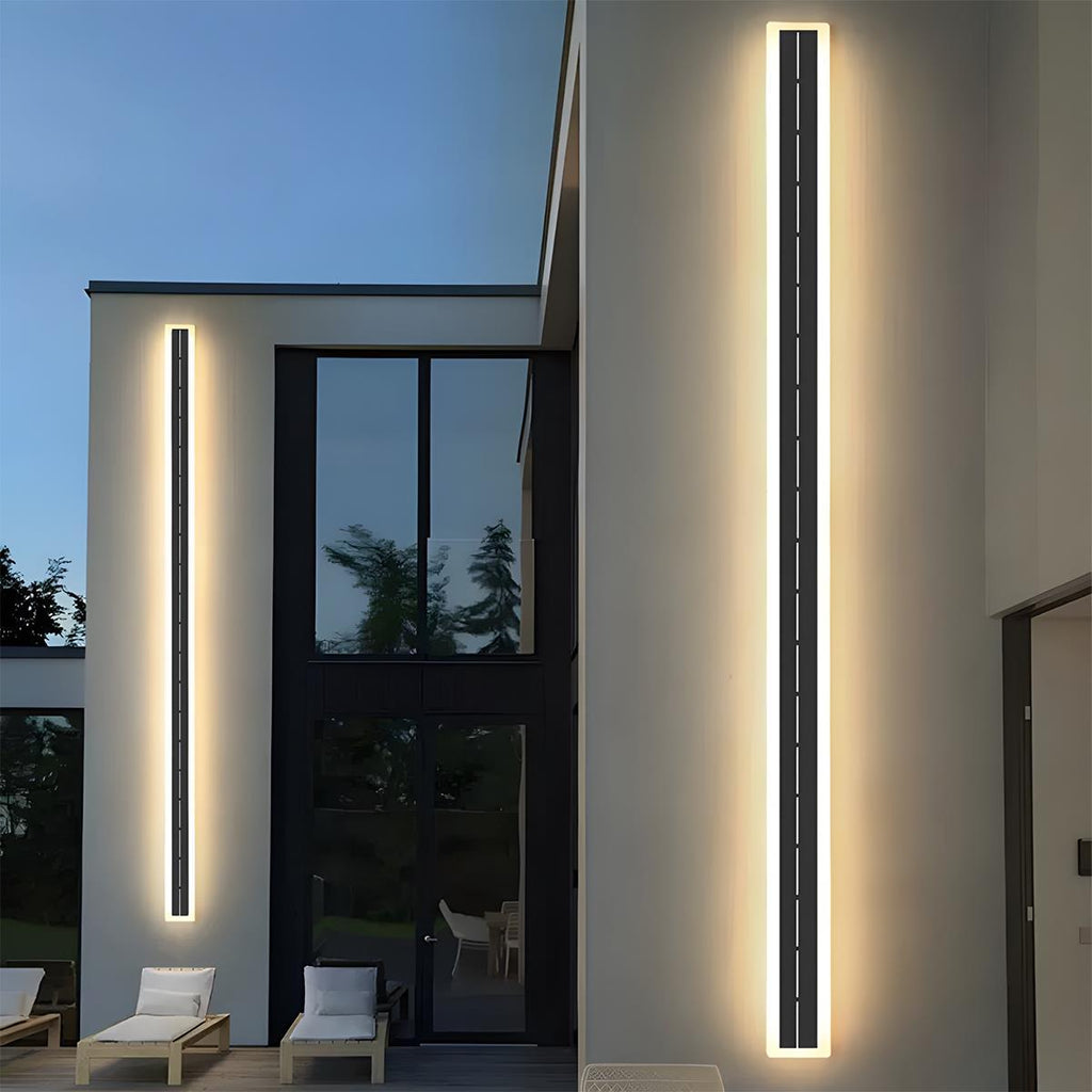 Moderne lineare Außenwandleuchte | Ormexis