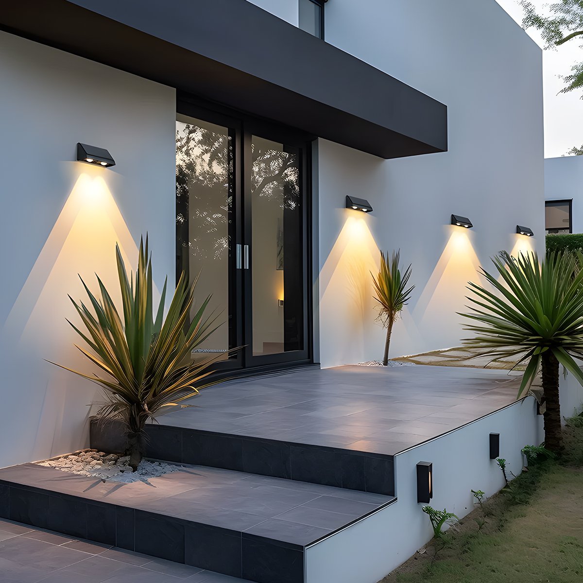 Cross Beam Outdoor Wall Light | Ormexis