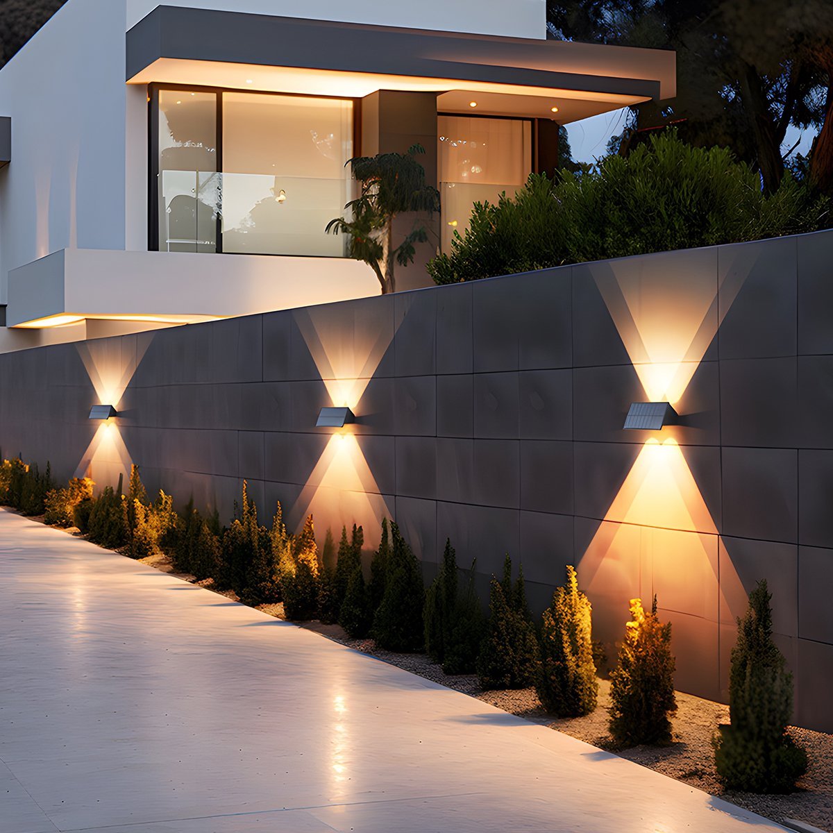 Cross Beam Outdoor Wall Light | Ormexis