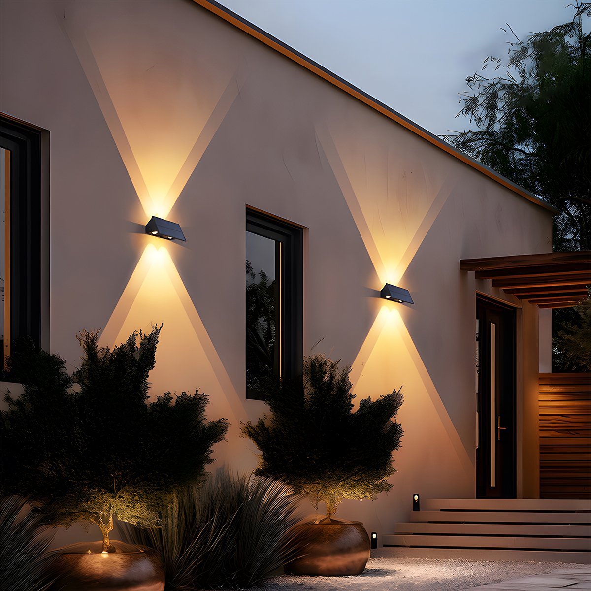 Cross Beam Outdoor Wall Light | Ormexis