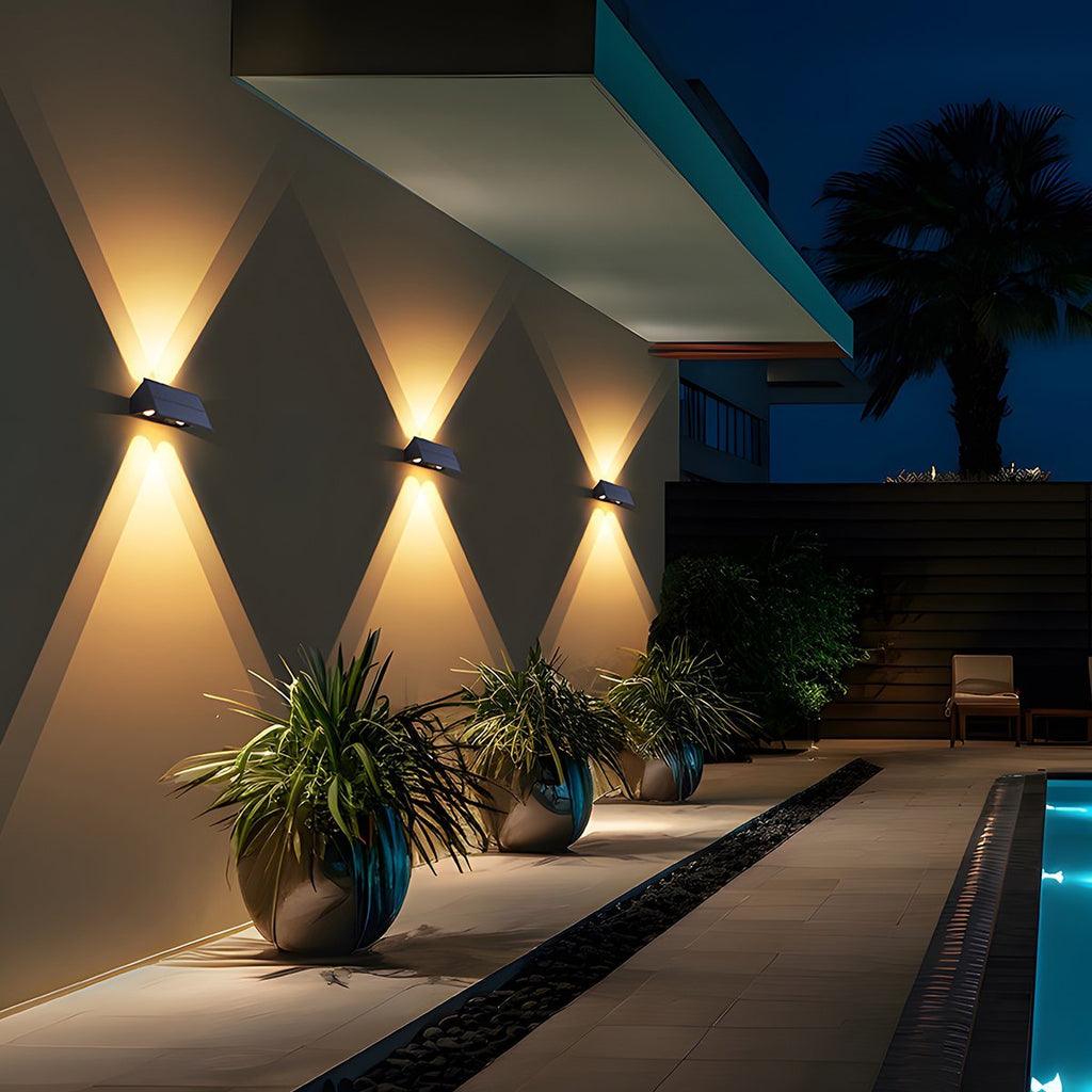 Cross Beam Outdoor Wall Light | Ormexis