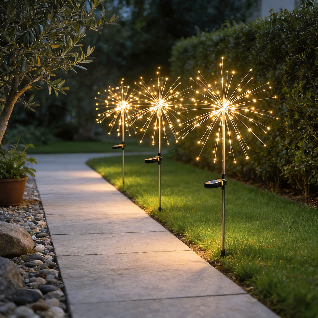 Radiant Dandelion Landscape Lights | Ormexis