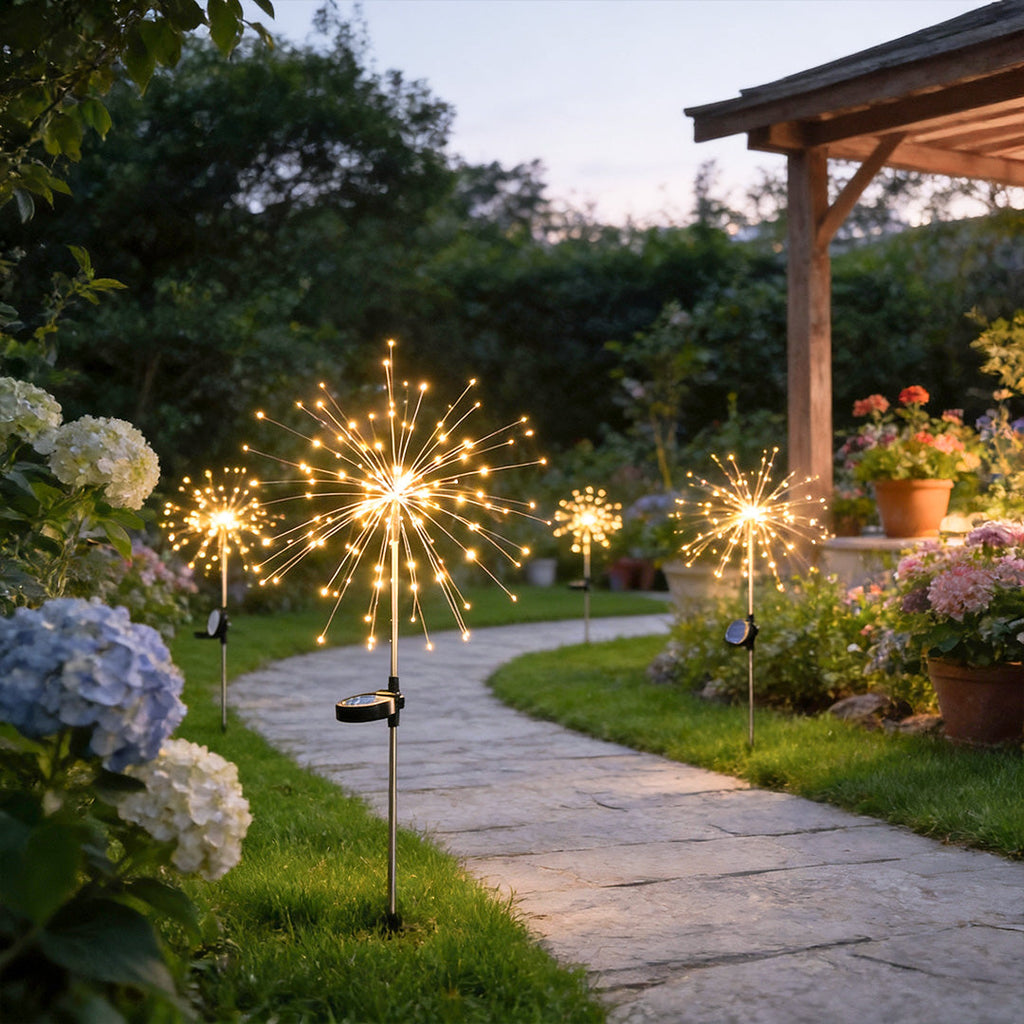 Radiant Dandelion Landscape Lights | Ormexis