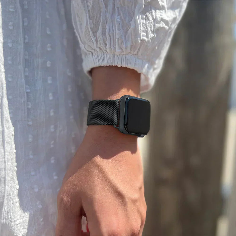 Apple Watch Edition Milanese Strap In Space Grey Band