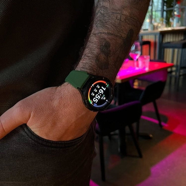 Samsung Galaxy Watch 46mm Pulseira de Silicone Verde Exército
