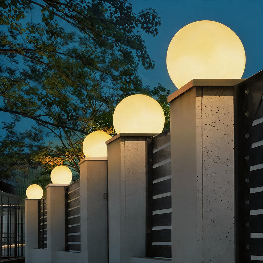 Lampe de poteau globe lunaire Artemis | Ormexis