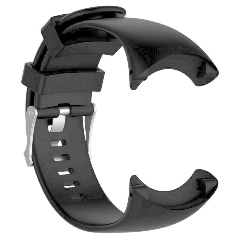 Náhradní černý silikonový řemínek pro hodinky Suunto Core