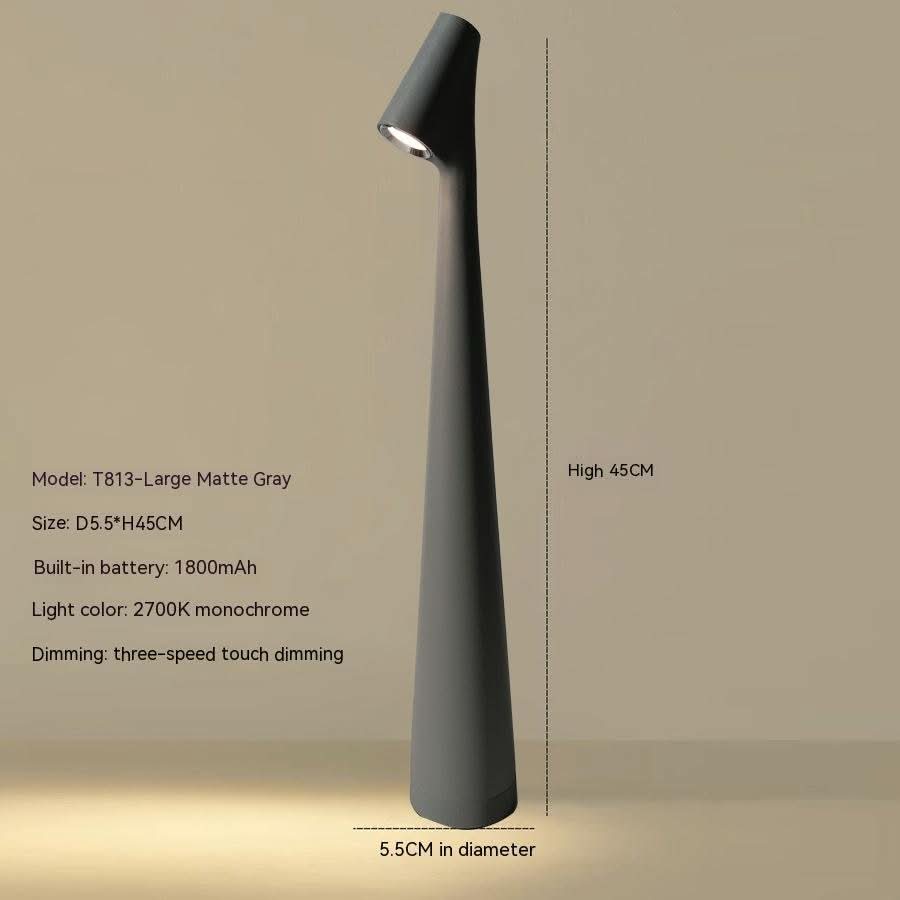 Lampada da tavolo ricaricabile NovaGlow con design contemporaneo e batteria a lunga durata