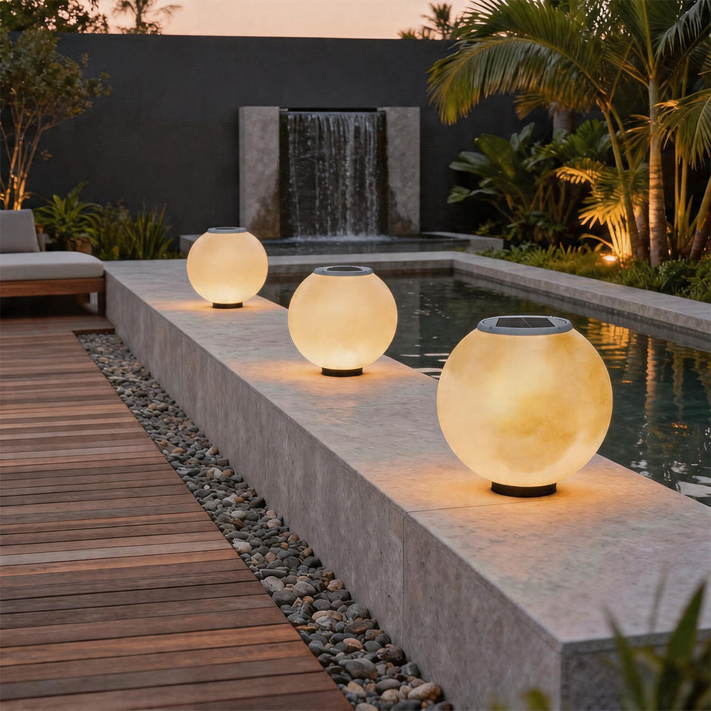 Lampe de poteau globe lunaire Artemis | Ormexis