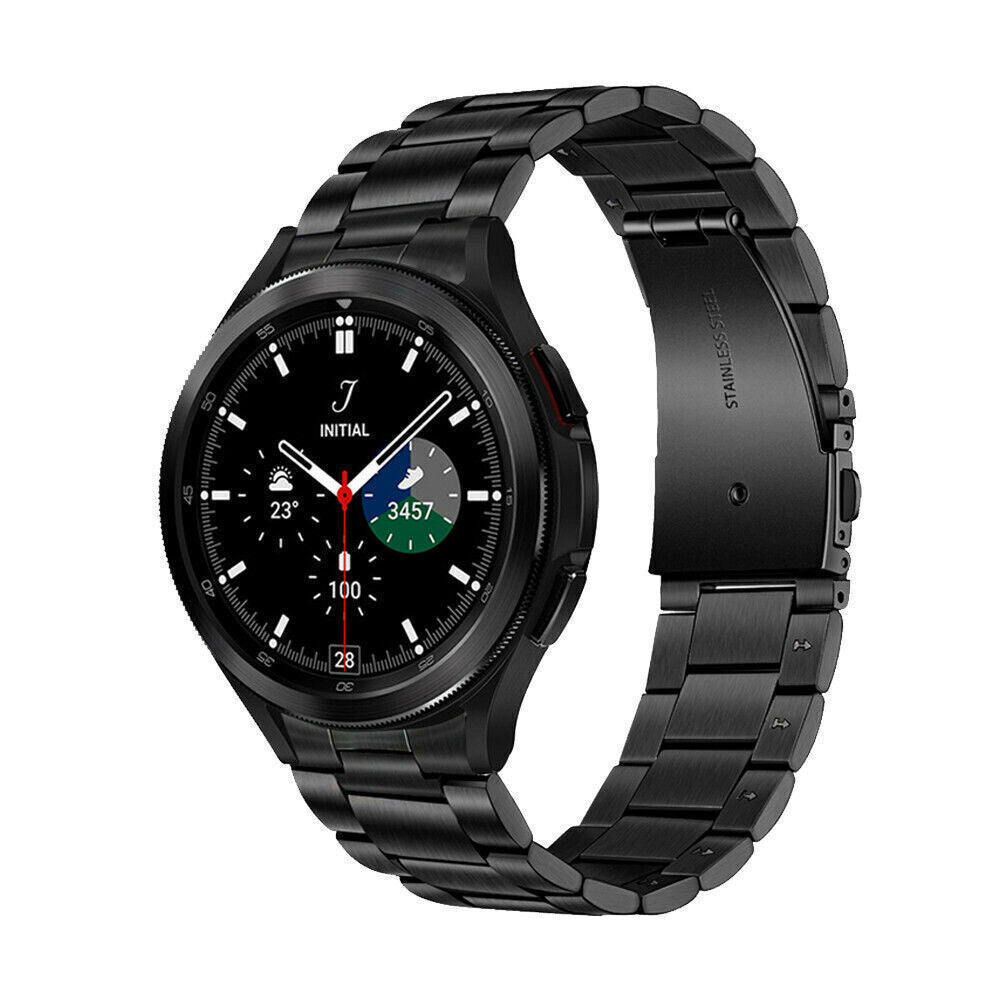 Samsung Galaxy Watch 4 Classic Forty-Six Millimeter Black Titanium Band