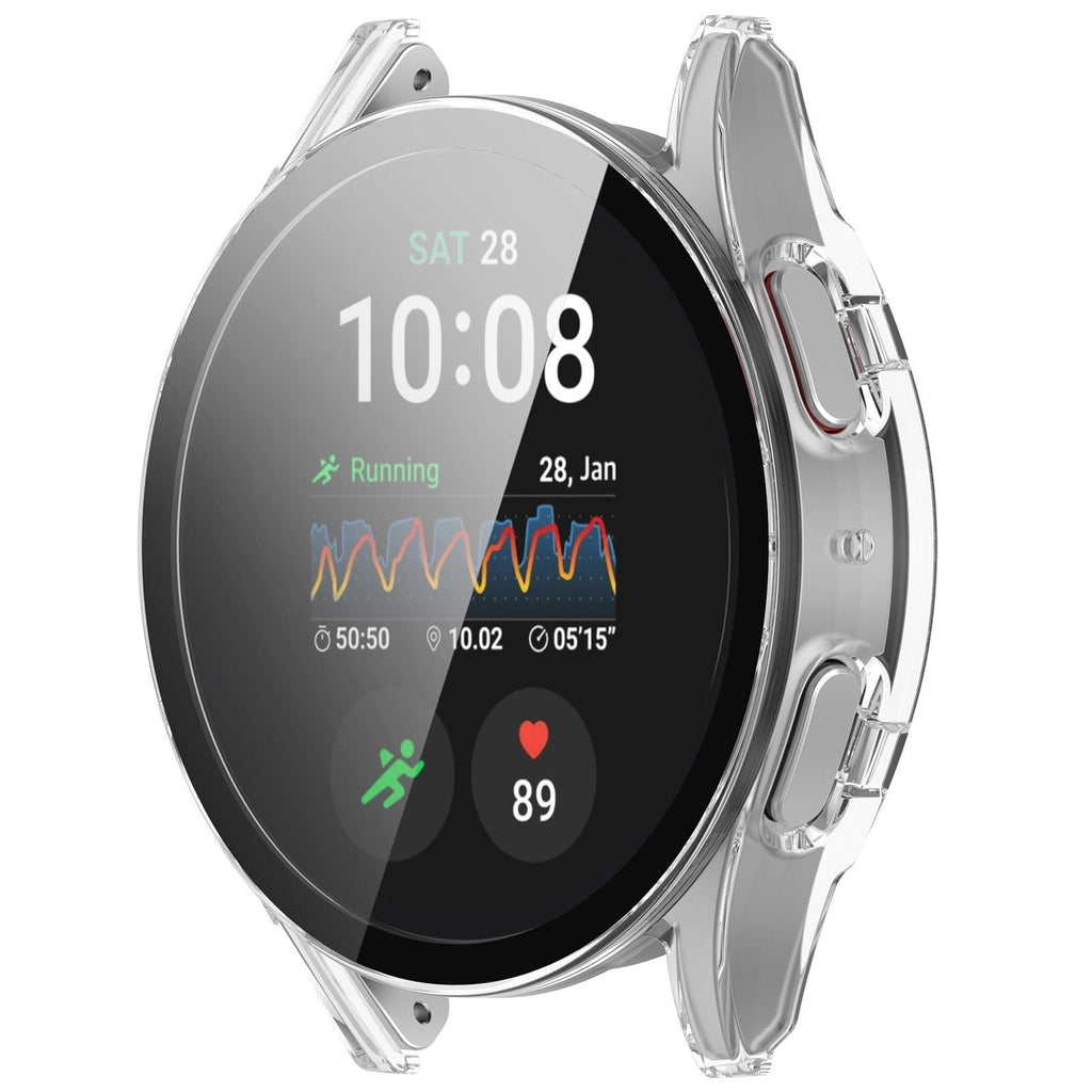 Samsung Galaxy Watch 7 40mm Klar beskyttelsescover med glas