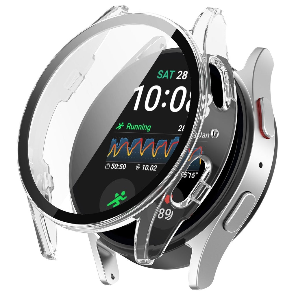 Samsung Galaxy Watch 7 40mm Klar beskyttelsescover med glas