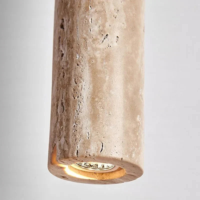 Refined Travertine  Pendant Light | Ormexis