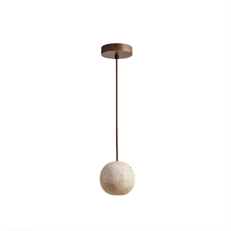 Refined Travertine  Pendant Light | Ormexis