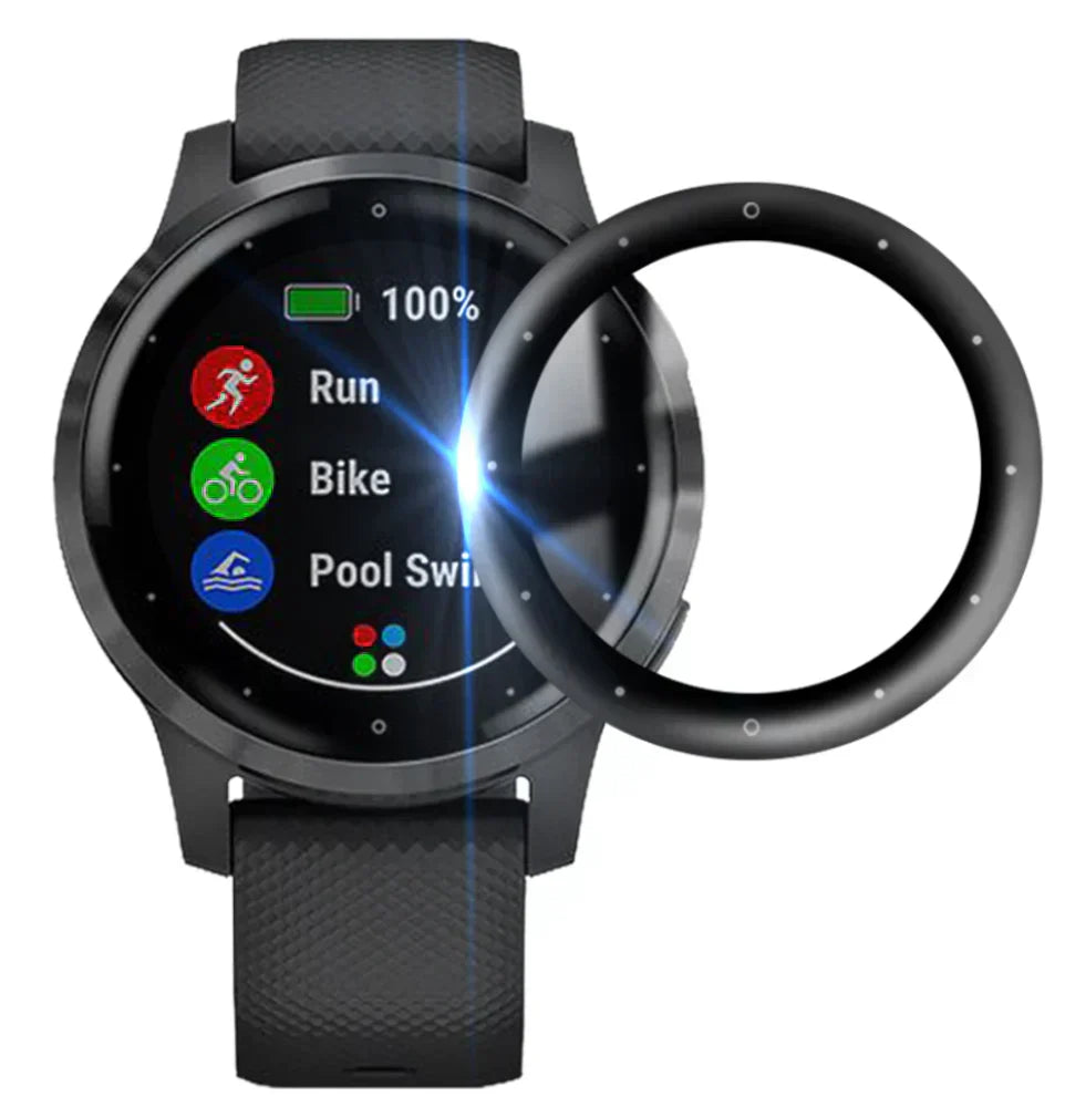 PMMA-skjermbeskyttelse for Garmin Vivoactive 4 opprettholder klarhet og berøringsrespons.