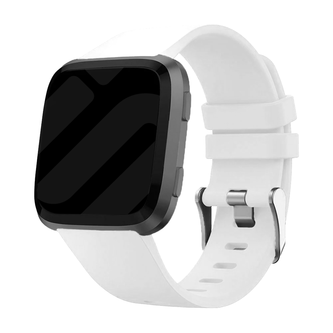Fitbit Versa And Versa 2 White Silicone Wrist Strap