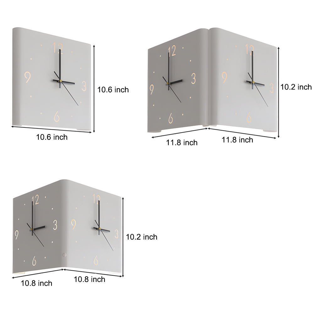 Minimalist Backlit Clock Fixture | Ormexis