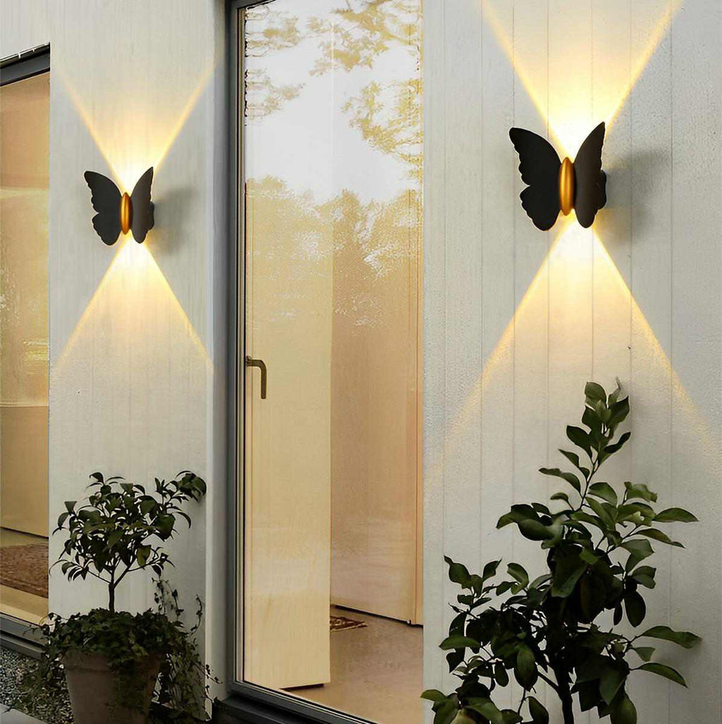 Lámpara de pared LED impermeable para exteriores con silueta de animal esculpida Aurelia | Ormexis