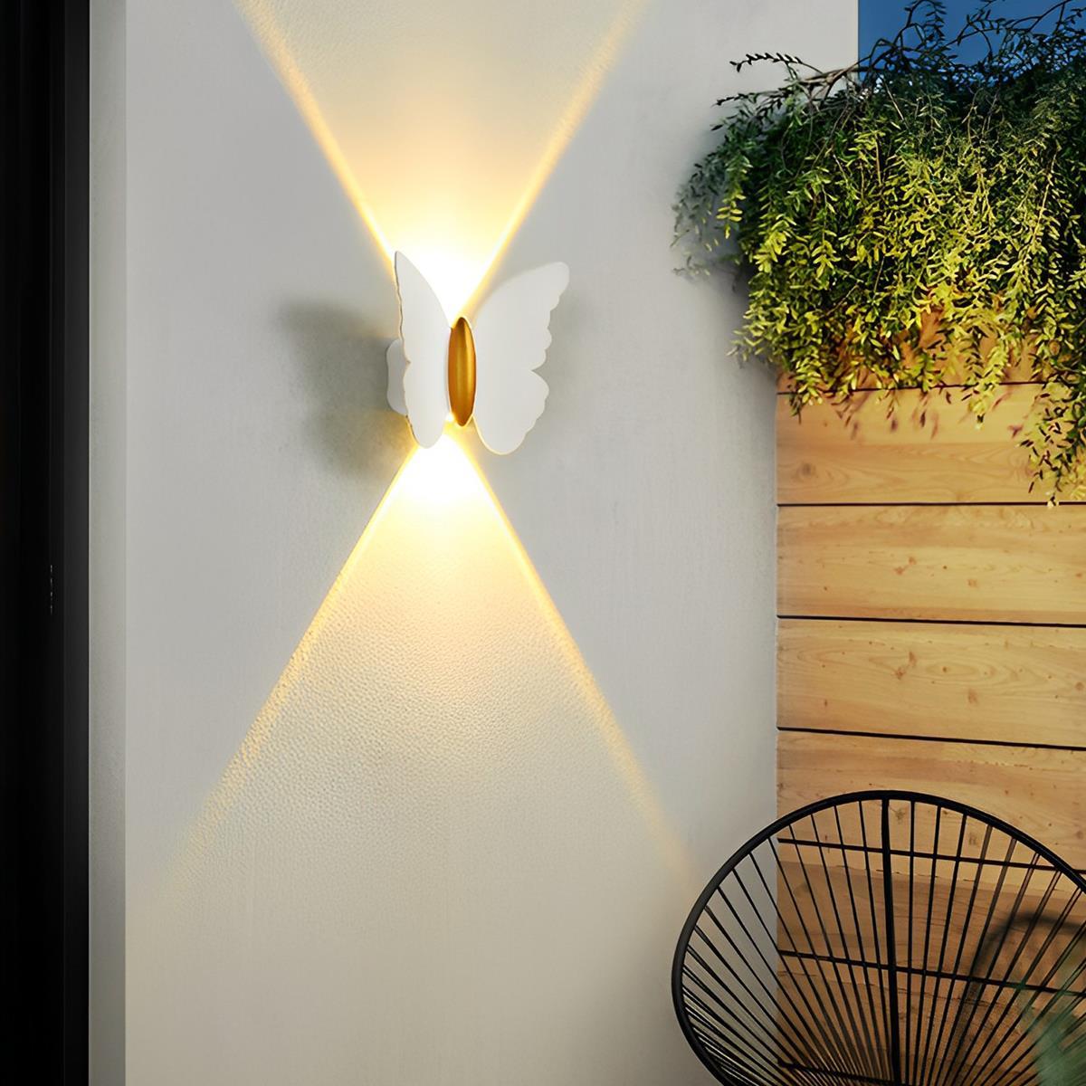 Lámpara de pared LED impermeable para exteriores con silueta de animal esculpida Aurelia | Ormexis