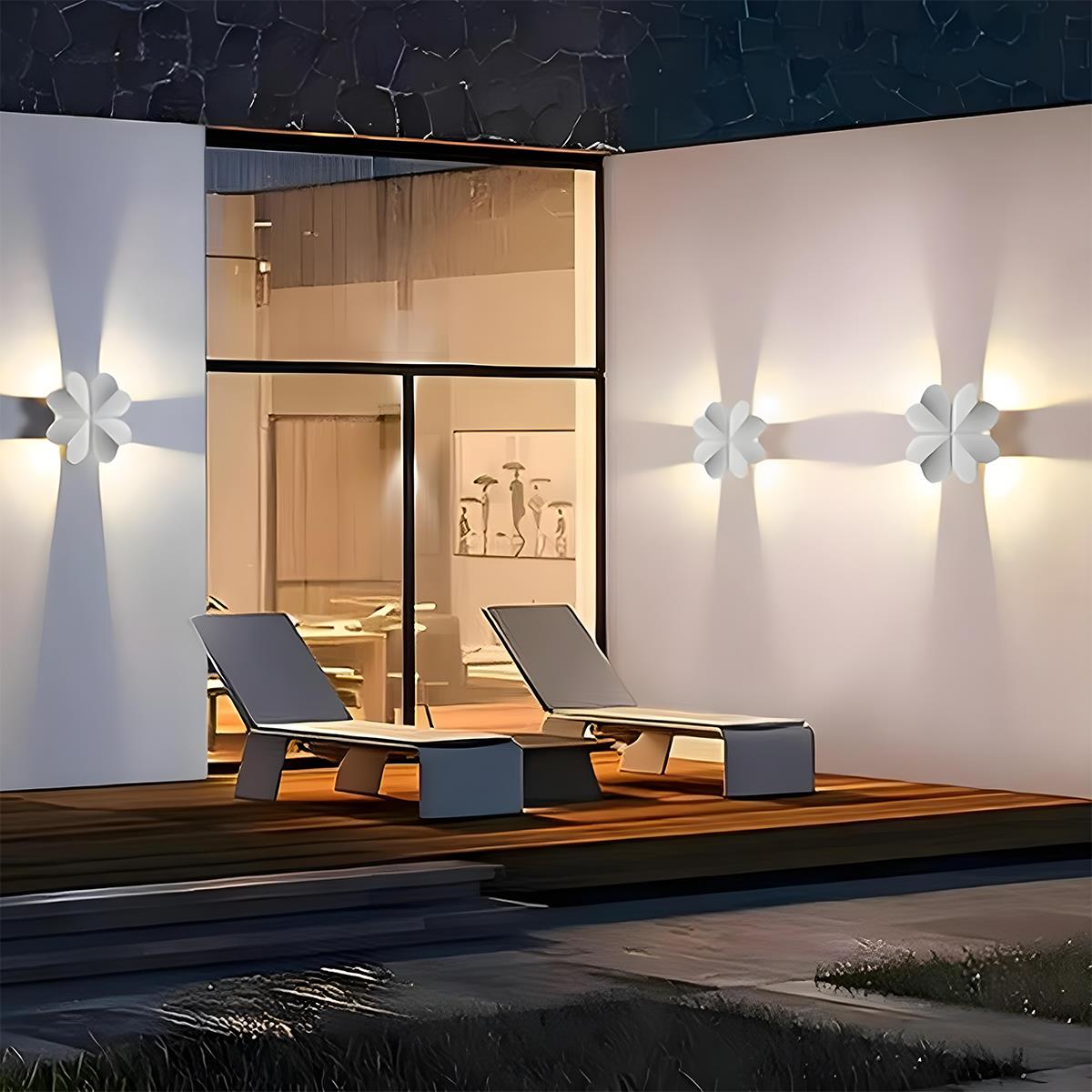 Lámpara de pared LED impermeable para exteriores con silueta de animal esculpida Aurelia | Ormexis