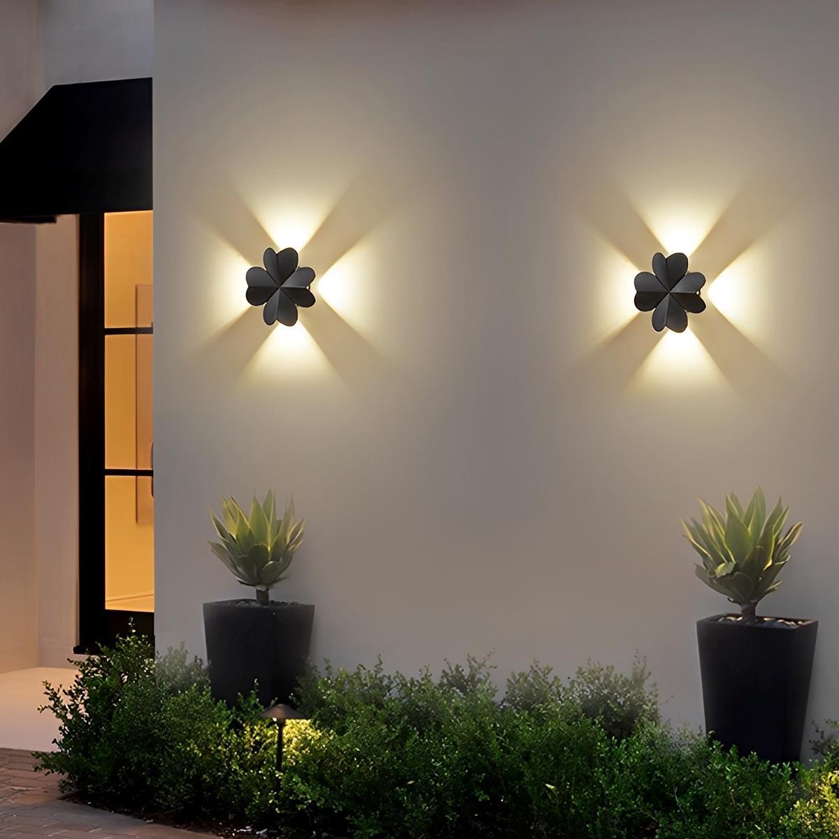 Lámpara de pared LED impermeable para exteriores con silueta de animal esculpida Aurelia | Ormexis