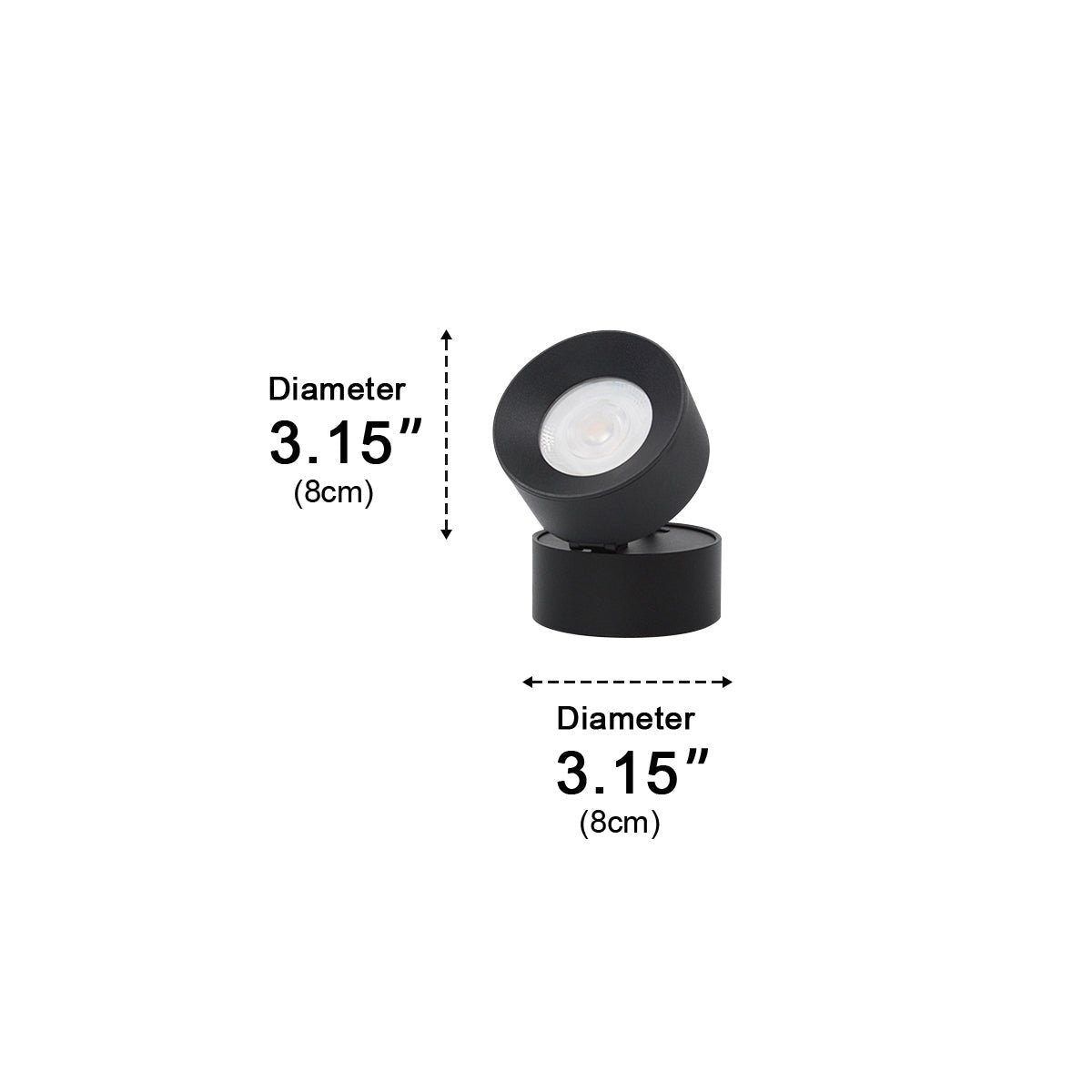 Adjustable Spotlight Outdoor Wall Sconce | Ormexis