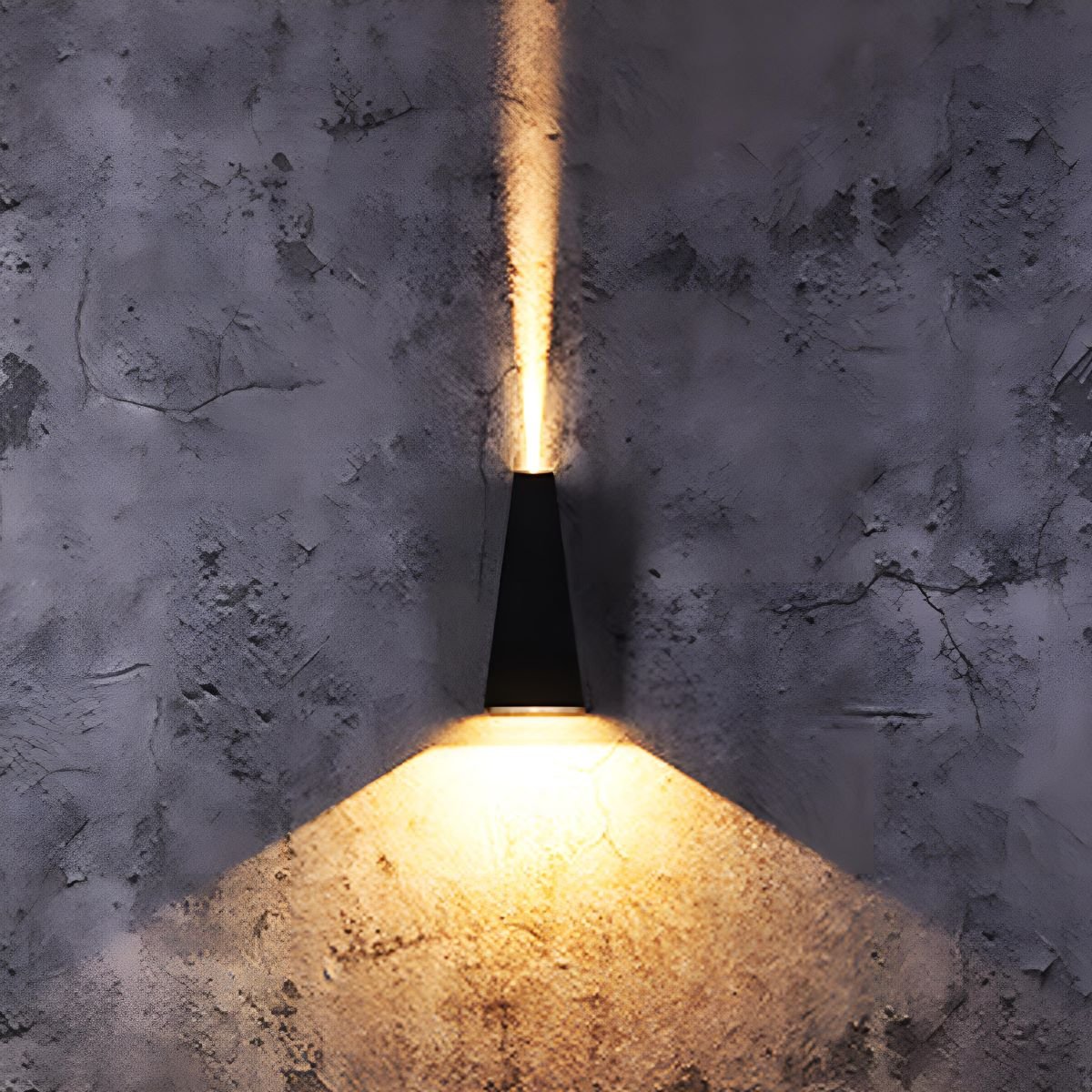 Skośna geometryczna lampa ścienna | Ormexis