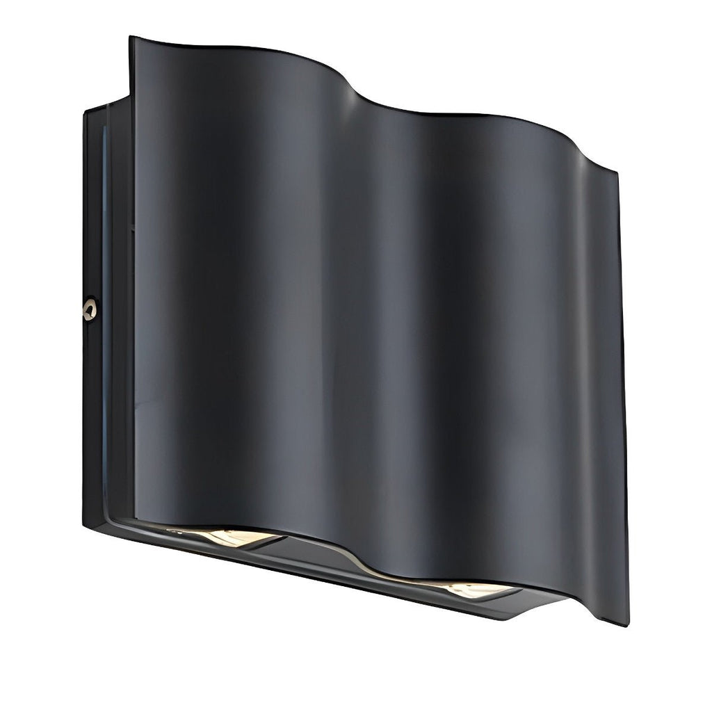 Applique da parete LED per esterni di lusso, moderna, con effetto increspatura dell’acqua su e giù | Ormexis