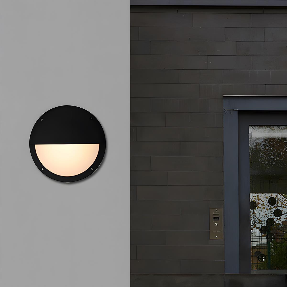 Waterproof Outdoor LED Round Porch Light Exterior Wall Lights | Ormexis