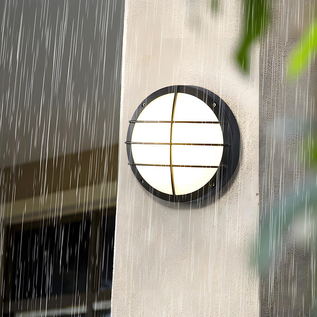Waterproof Outdoor LED Round Porch Light Exterior Wall Lights | Ormexis